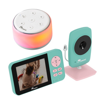 Zestaw Podwójnego Spokoju: Lampka Lullumo + Niania BlissView