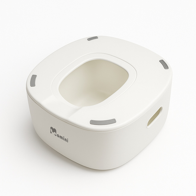 Wielofunkcyjny nocnik dla dzieci 3w1 dla niemowląt Momini Softi grey