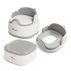 Wielofunkcyjny nocnik dla dzieci 3w1 dla niemowląt Momini Softi grey