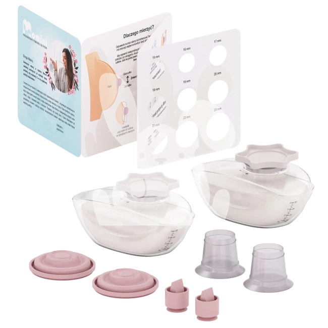 4-fazowy podwójny bezprzewodowy laktator elektroniczny 2w1 Momini TwinHarmony