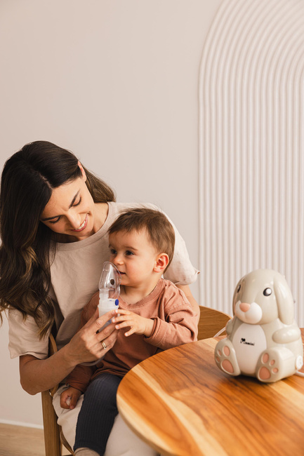 Nebulizator kompresorowo-tłokowy Momini NebuBunny