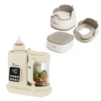 Zestaw Wzrost i Smak: Multiblender MiniChef + Nocnik 3w1 Softi Beige