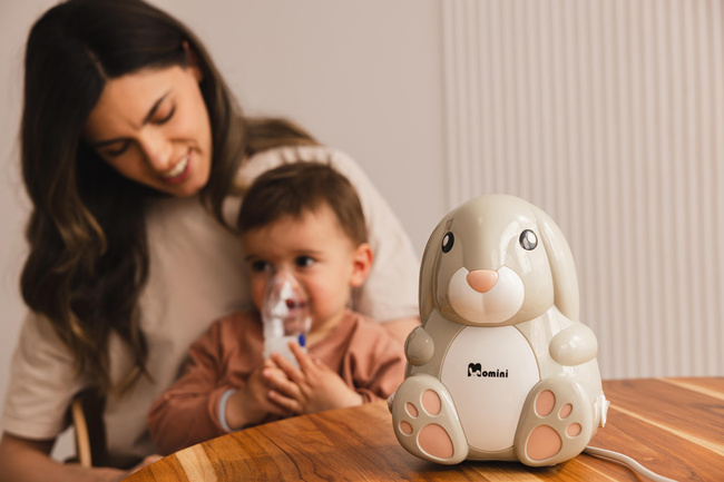 Nebulizator kompresorowo-tłokowy Momini NebuBunny