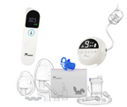 Zestaw Na Przeziębienie Aspirator Sniffley + Nebulizator NebuEasy + Termometr LittleCare