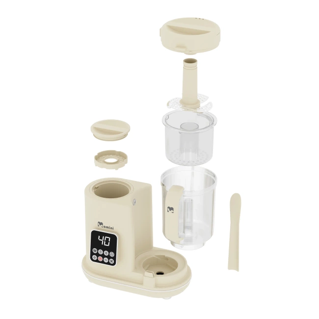Multiblender parowy z funkcją podgrzewania butelek 7w1 Momini MiniChef