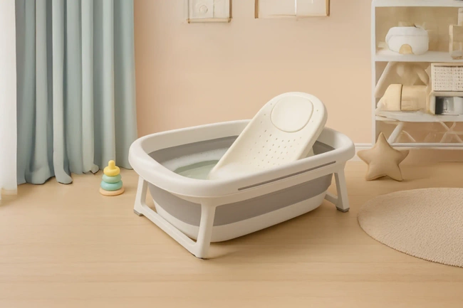 Składana wanienka z termometrem dla niemowląt Momini BelloBath