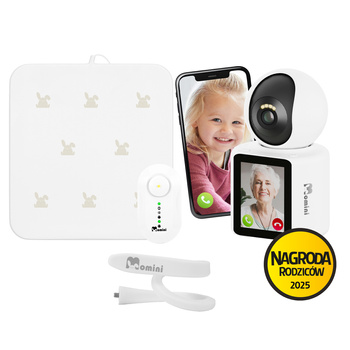 Zestaw Pełnego Spokoju: Monitor Snu SleepSafe  + Niania Dwukierunkowa CommuniCare + Holder NannyBase
