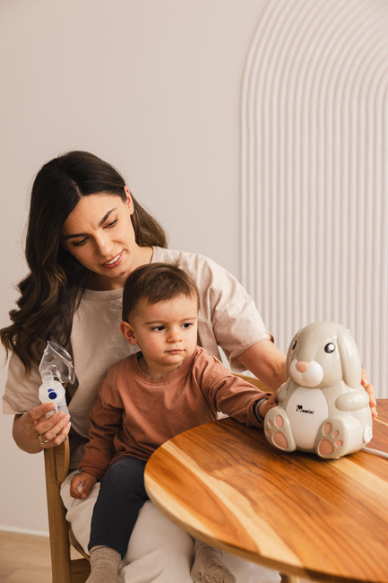 Nebulizator kompresorowo-tłokowy Momini NebuBunny