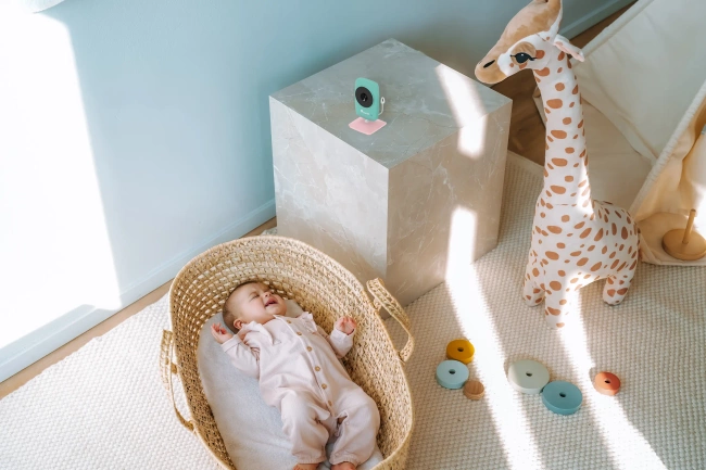 Zestaw Podwójnego Spokoju: Lampka Lullumo + Niania BlissView