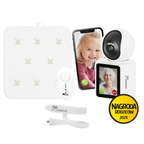 Zestaw Pełnego Spokoju: Monitor Snu SleepSafe + Niania Dwukierunkowa CommuniCare + Holder NannyBase