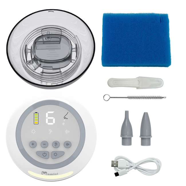 Zestaw Na Zdrowie i Spokój: Lampka Lullumo + Nebulizator NebuEasy + Aspirator NoseNest