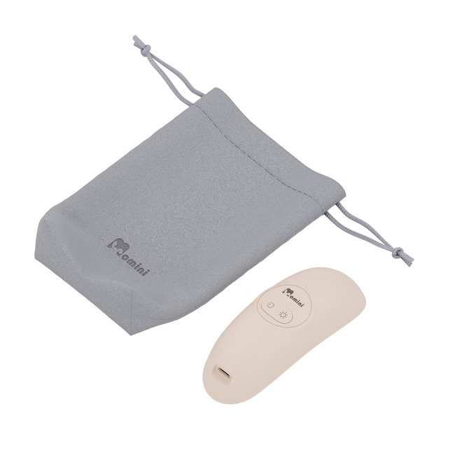 Rozgrzewający masażer laktacyjny 2w1 Momini Calma 