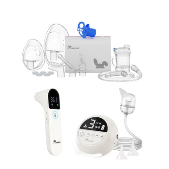 Zestaw Na Przeziębienie Aspirator Sniffley + Nebulizator NebuEasy + Termometr LittleCare