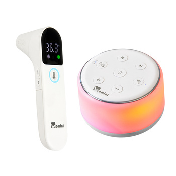 Zestaw Na Spokojną Noc: Lampka Lullumo + Termometr LittleCare