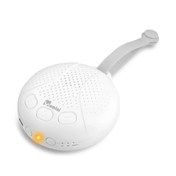 Zestaw 2 produktów: 4-fazowy podwójny bezprzewodowy laktator elektroniczny 2w1 Momini SippyPump Twin + Bezprzewodowy szumiący uspokajacz dla dzieci 16 melodii Momini LullaGo